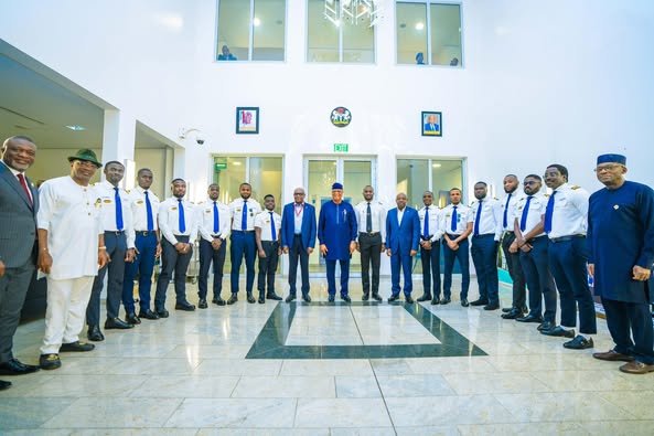 IBOM AIR: GOV ENO RECEIVES NEWLY GRADUATED CADET PILOTS, ENGINEERS