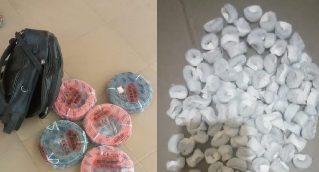 Police Arrest Two Suspects, Recover Illicit Drugs, Cables In A’ibom